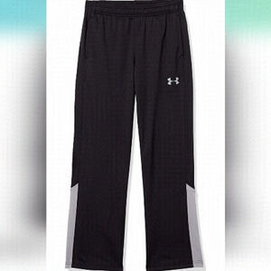 Under Armour boys training, sports pants. Black. Size youth Large